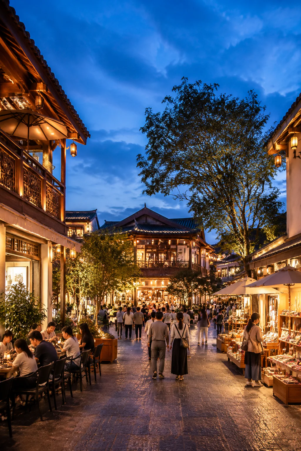面向本地居民与周末客群的城市文旅商业街区