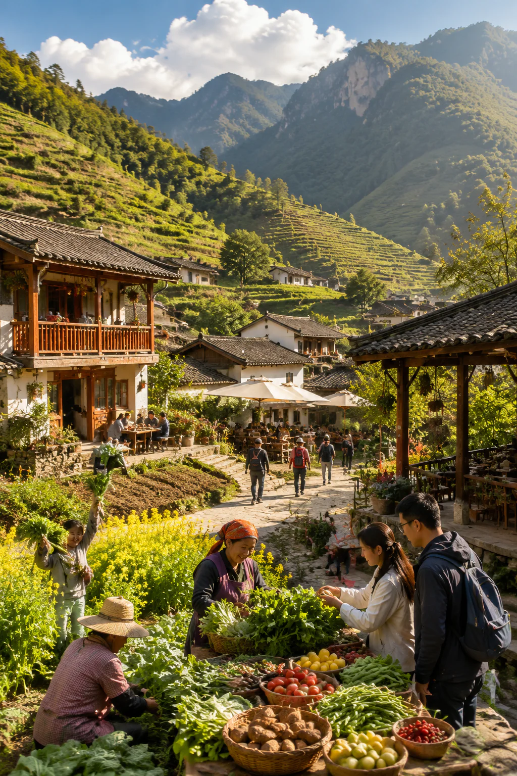 云南山地乡村农文旅融合场景